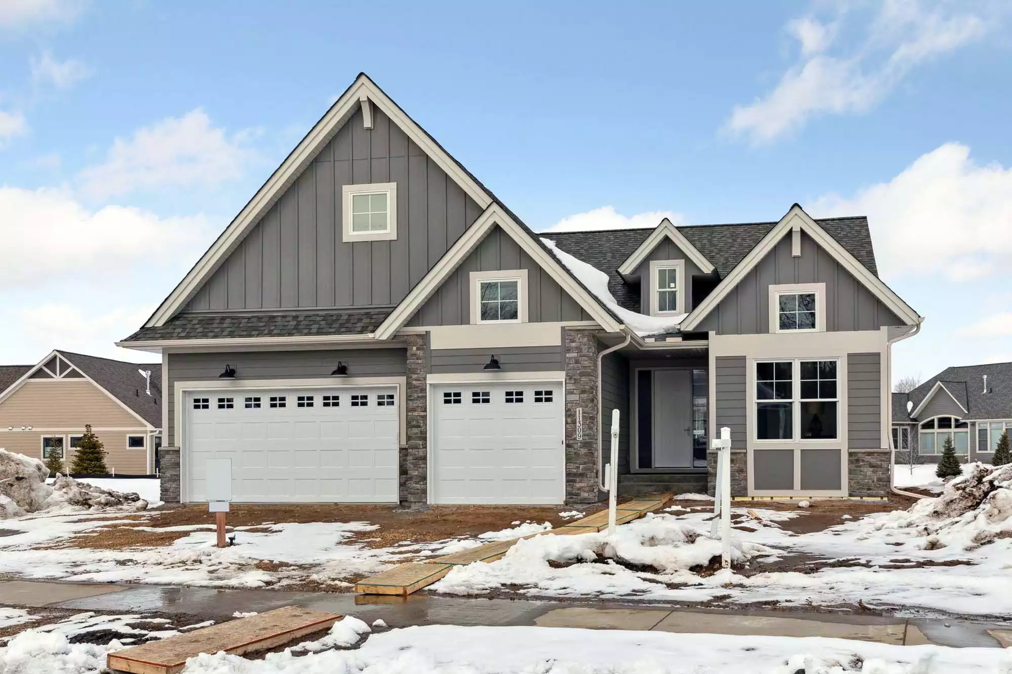 Parade Of Homes model under construction in Lake Elmo Royal Golf Club