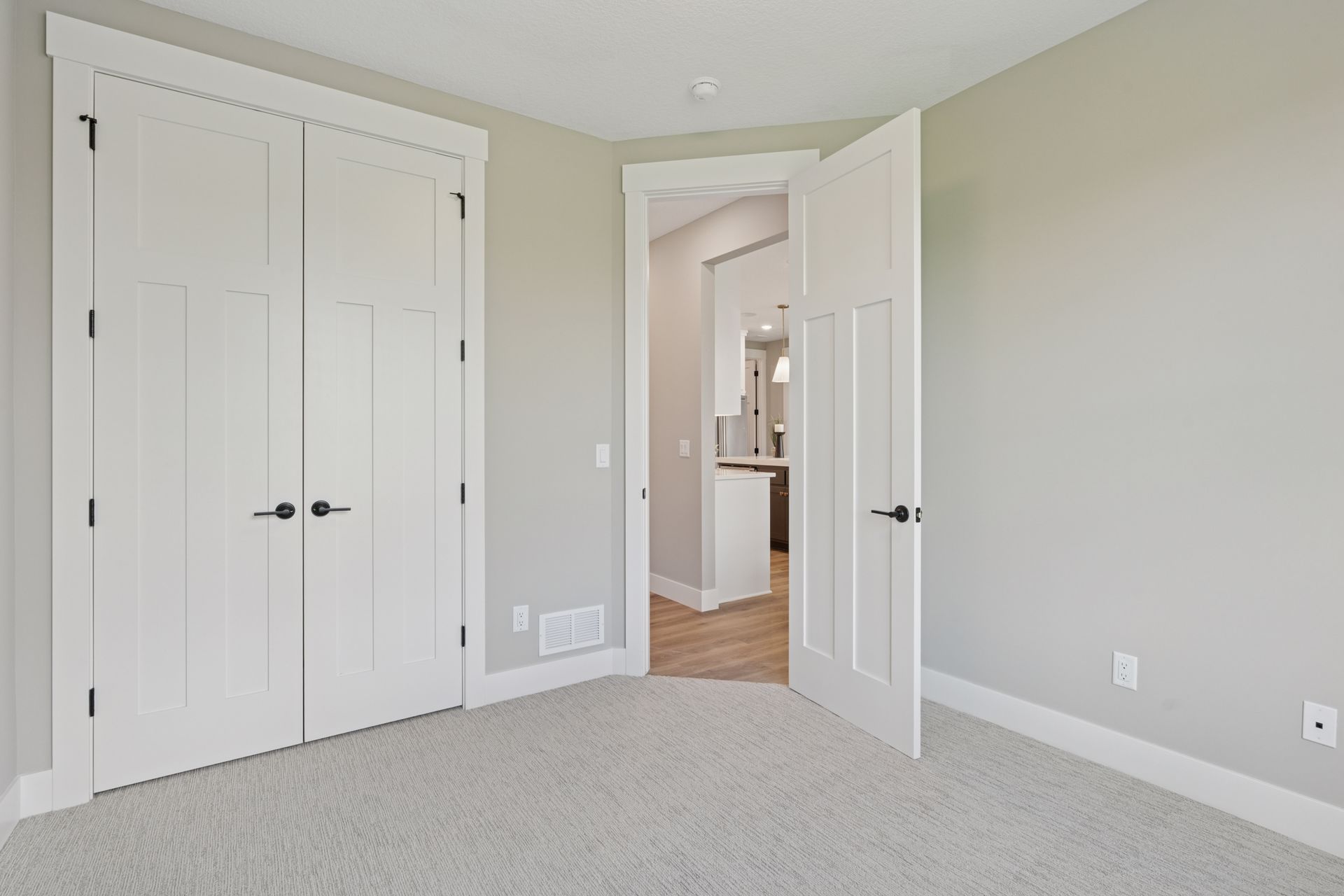 Bedroom #2 with angled entry