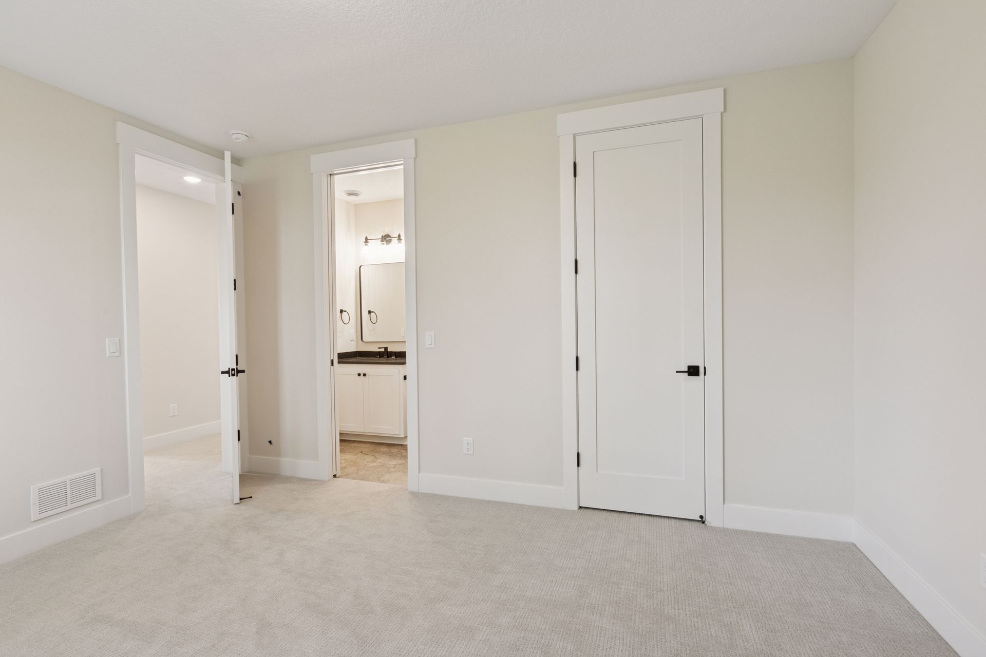 Lower-level bedroom #4 with ensuite bathroom