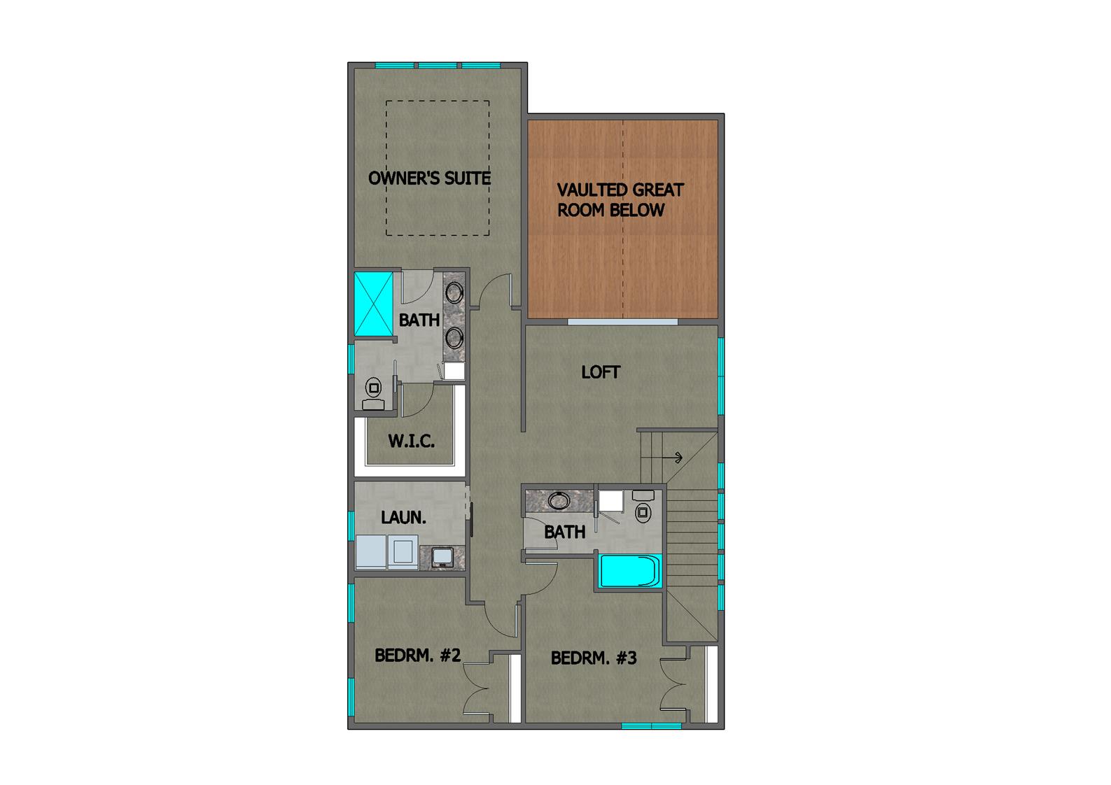Coon Lake home for sale second floor plan