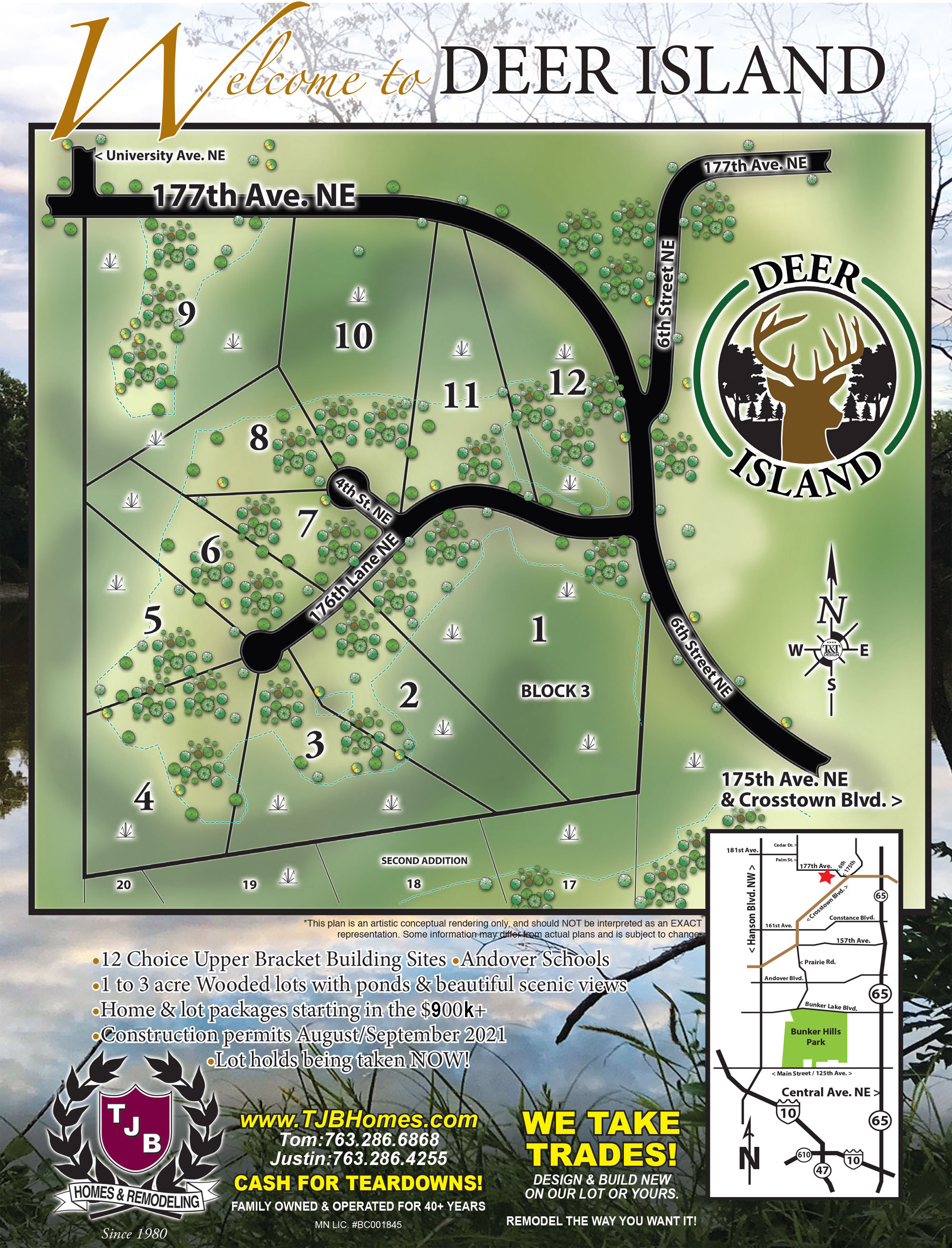 Deer Island Color Plat